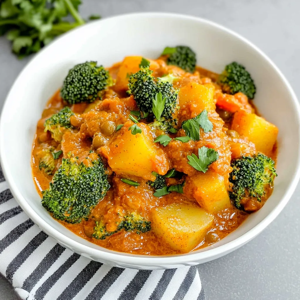 Une assiette de légumes et de viande.