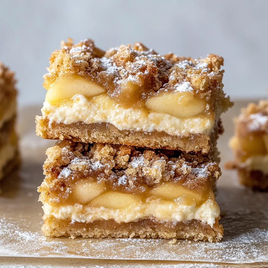 Des barres de desserts en forme de carré, recouvertes de sucre et de crème, sont disposées sur une plaque de carton.